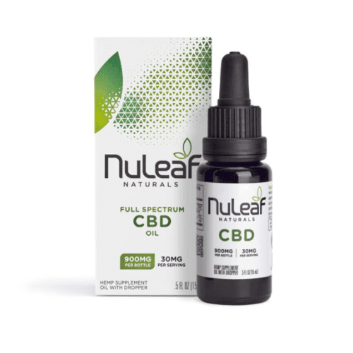 NuLeaf Naturals 900mg CBD oils tincture